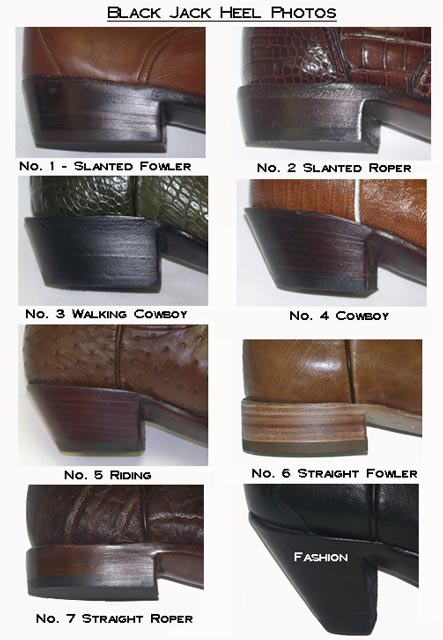 western boot heel types