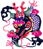 Paper-cut Chinese zodiac –dragon