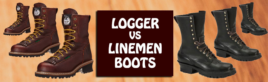 logger vs lineman boots